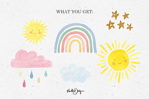 ALL IN RAINBOW BUNDLE / PNG VECTOR