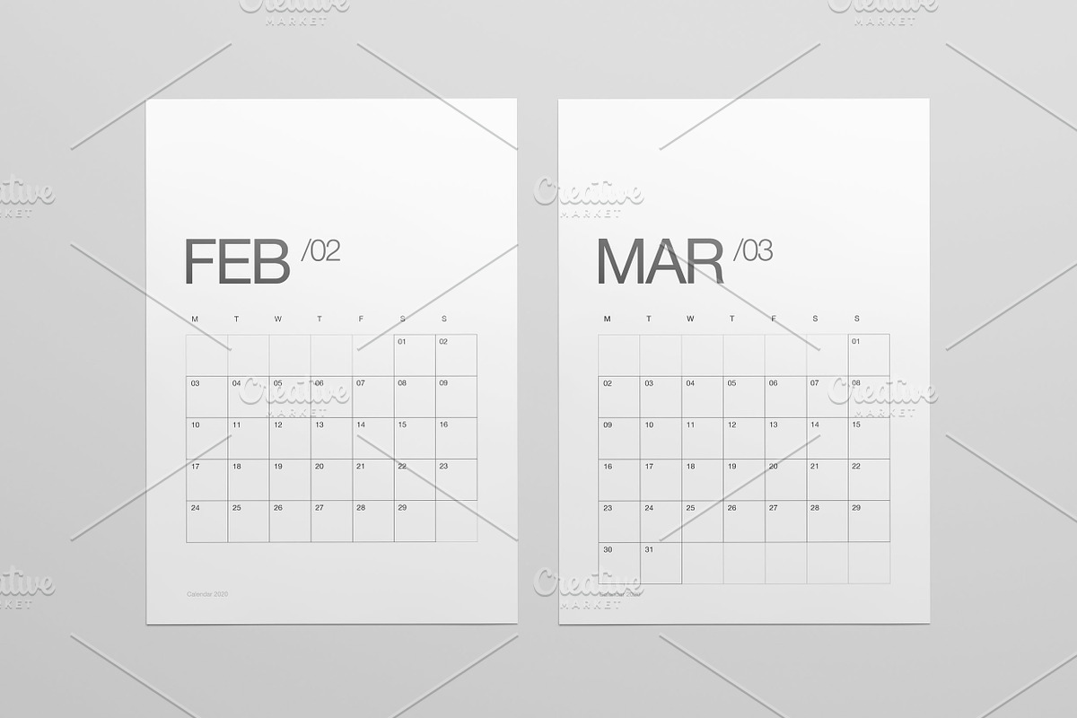 Diary Planner 2020. Calendar 2020, a Stationery Template by Bordo (Photo 2 of 6)