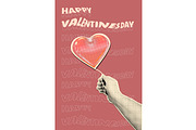Happy Valentines Day collage poster, a Person Illustration by Vector_Up (Thumbnail 1 of 7)