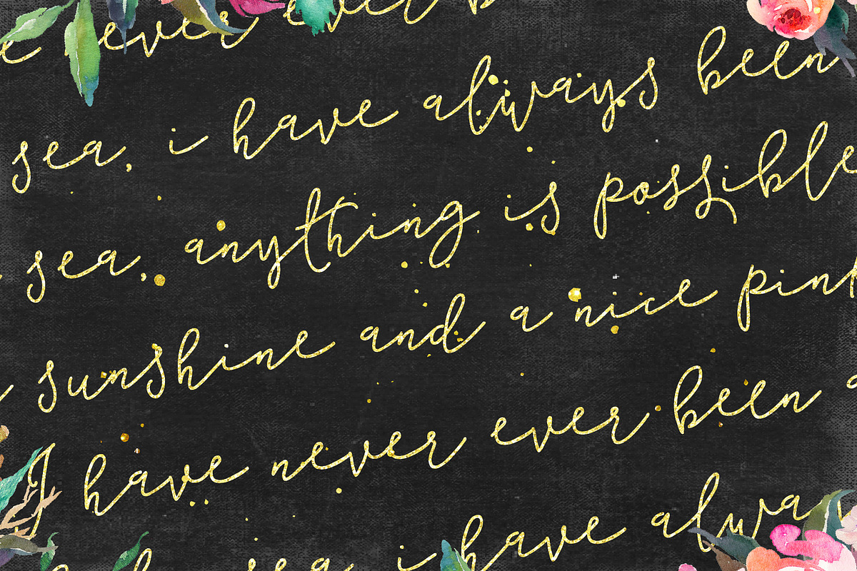 Just Awesome Typeface+Bonus, a Script Font by Graphic Box (Photo 6 of 7)