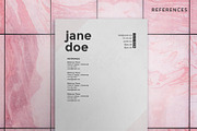 Simple Resume Template, a Resume Template by Templates by Maggie (Thumbnail 4 of 4)