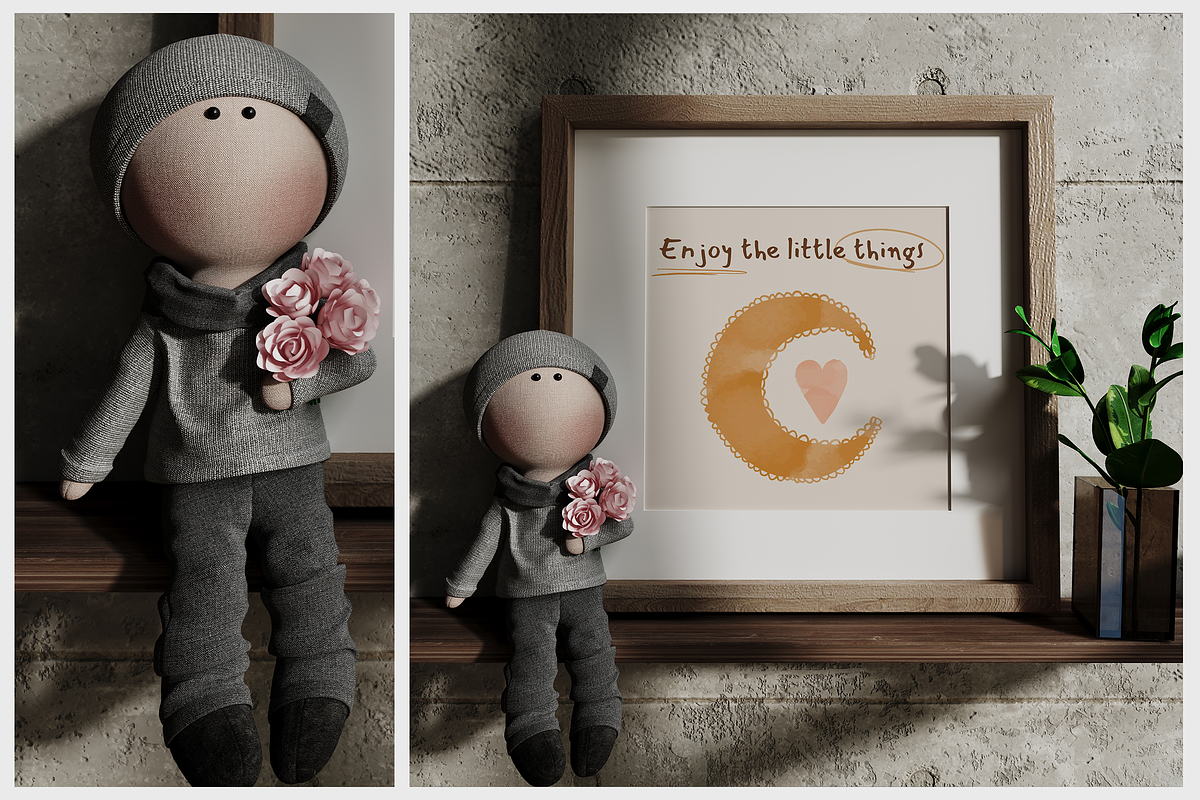 Modern Baby Room | 9 Frame Mockups, a Print Template by Creative Studio HZ (Photo 4 of 9)