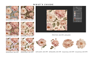Flower Magic Seamless Pattern, a Pattern Graphic by LUSH Studio (Thumbnail 6 of 6)