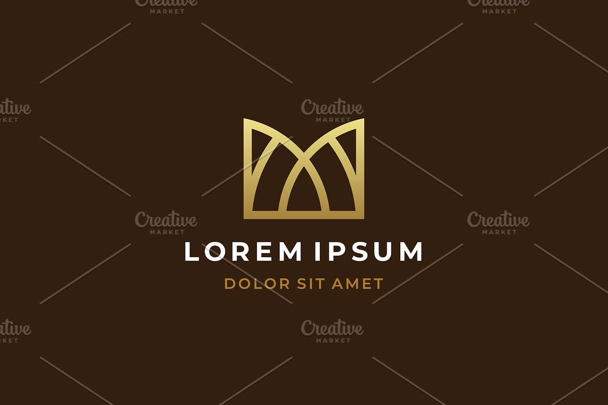 Letter M logo template., a Branding & Logo Template by lettett