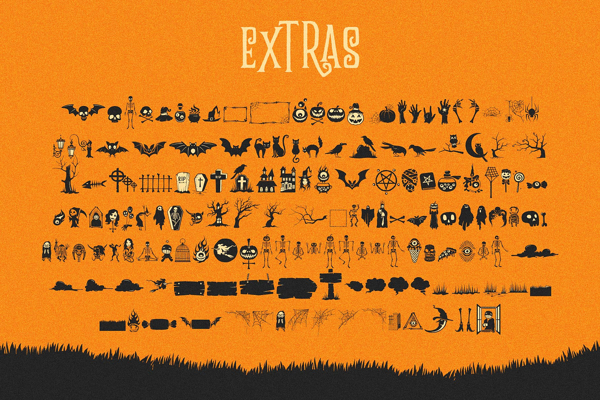 The Zukones Halloween Font, a Serif Font by alit design (Photo 13 of 16)