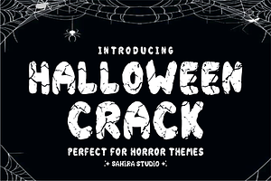 Halloween Crack - Spooky Horror Font