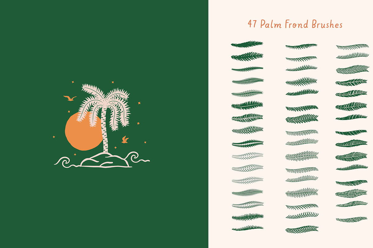 Whimsical Palm Creator for Procreate, a Brush Add-On by Pencil Twist (Photo 3 of 10)