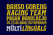 Bagor Bunul | Sport Font, a Serif Font by Twicolabs Fontdation (Thumbnail 5 of 6)