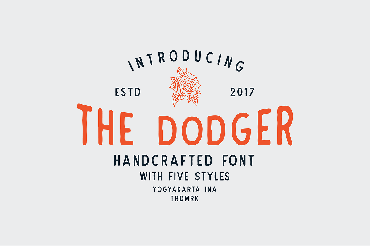 The Dodger + Extras (11 Fonts !), a Sans Serif Font by Martype (Photo 1 of 10)