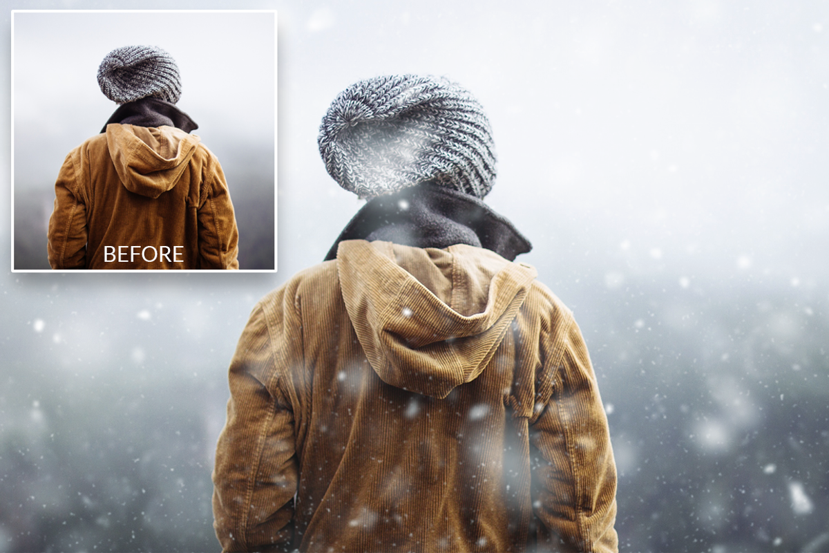 Snow Photoshop Action, an Action Add-On by LUXDesignStudios (Photo 2 of 7)