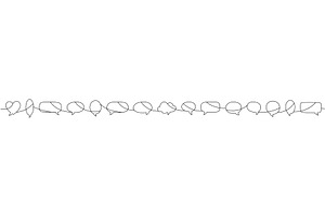 Multiple speech bubbles and cloud, an Object Illustration by GraphiShop