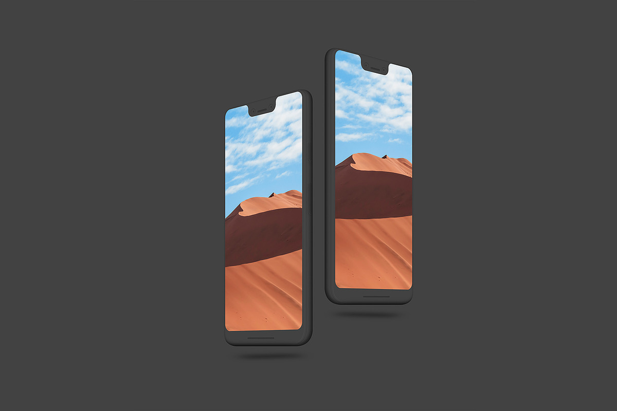 Pixel 3XL - 21 Clay Mockups - PSD, an iPhone Mockup by Asylab (Photo 38 of 73)