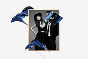 Blue Marbled; Pre-made banners, an Object Graphic by DigitalDream (Thumbnail 4 of 7)