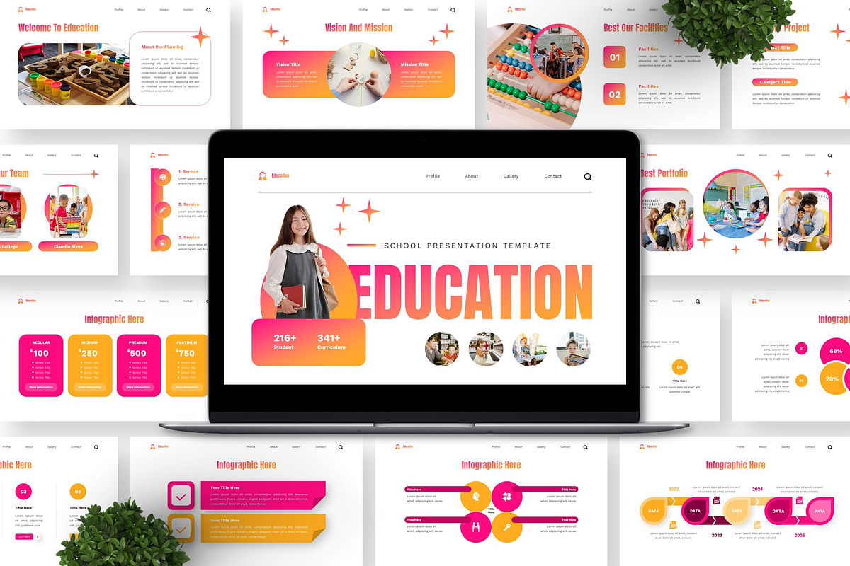 Education - School Powerpoint preview 2