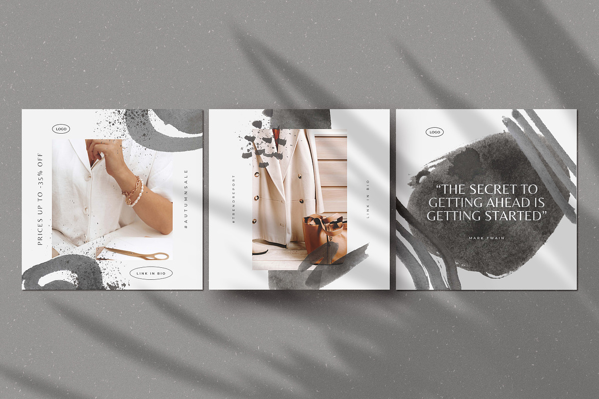 Watercolor Social Media Templates, a Social Media Template by AndrewPixel (Photo 6 of 10)