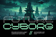 Transonite Futuristic Display Font, a Serif Font by UICreative (Thumbnail 3 of 13)