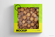 Custom Biscuit Cookie Box Mockup, a Packaging Mockup by Ram Studio LLC (Thumbnail 4 of 7)
