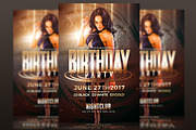 Birthday Party - Flyer Template, a Flyer Template by Rome B Creation (Thumbnail 1 of 3)