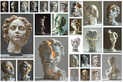 87 Sculpted marble heads, an Arts & Entertainment Photo by Handmadefont (Thumbnail 4 of 85)