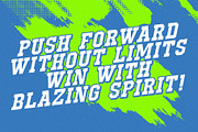 Megrush - Sport Display Font, a Serif Font by Snape Design Studio (Thumbnail 7 of 12)