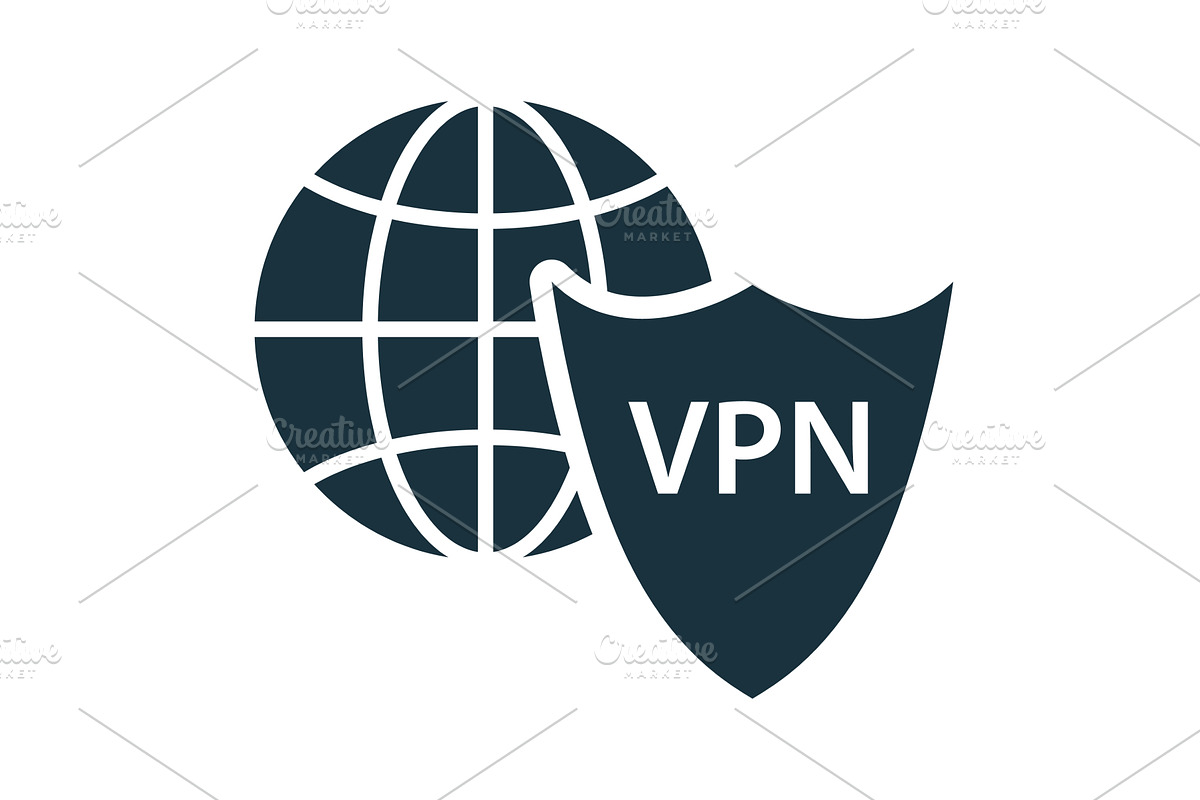 Vpn protecting global network, a Technology Illustration by Aimagenarium@gmail.com