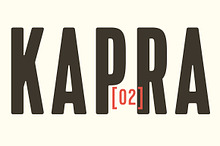 Kapra fonts family – 50% off