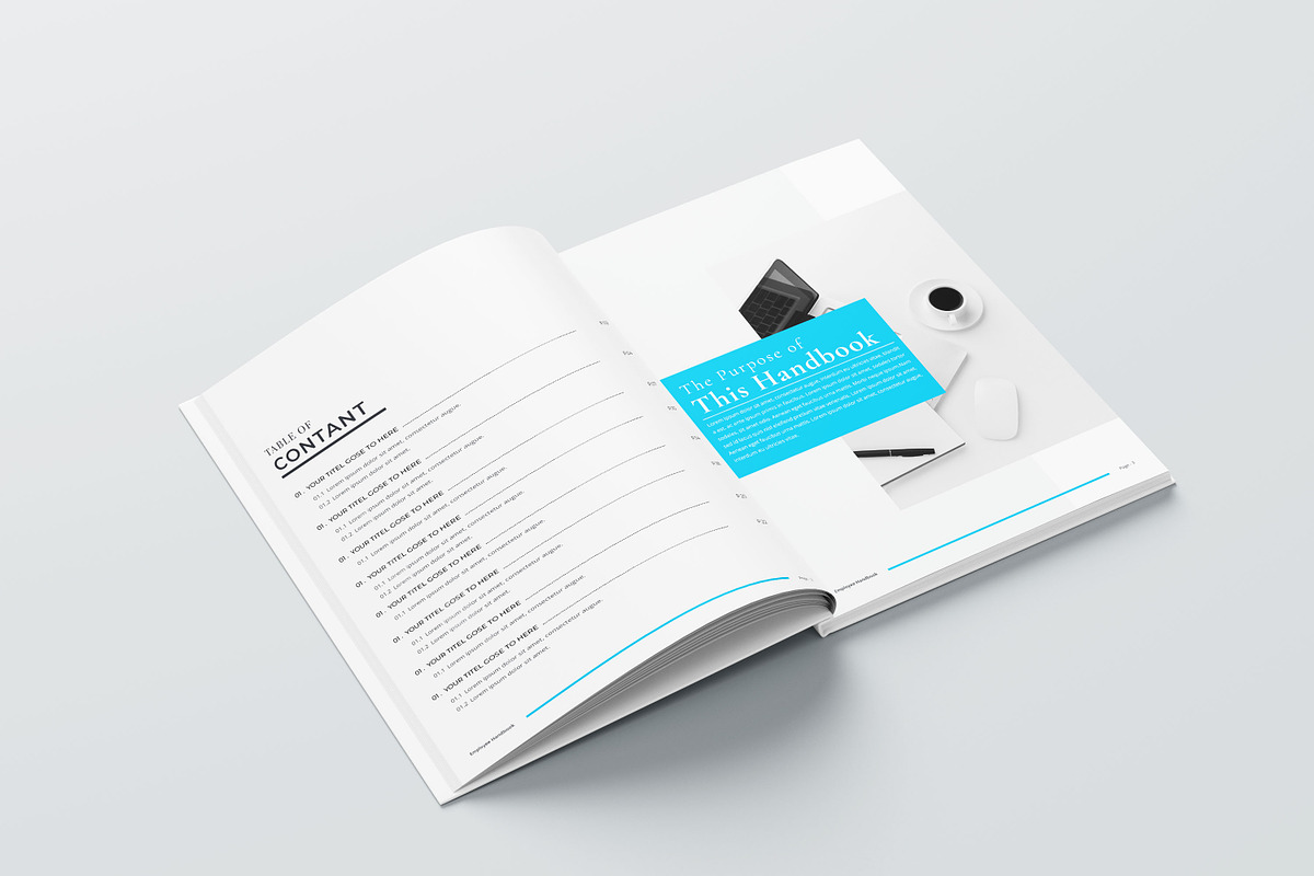 Employee Handbook Bundle | Word, IND, a Brochure Template by obayes (Photo 47 of 75)