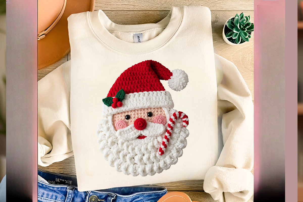 Crochet Yarn Christmas Png Santa, an Illustration by SinaCreation (Photo 6 of 7)