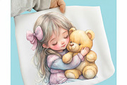 Whimsical Girl Clipart Bundle, an Illustration by designcity5 (Thumbnail 5 of 5)