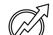42 Business Analytics Icon Set, an Outline Icon by adenpinkstore (Thumbnail 9 of 9)