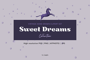 Sweet Dreams Clipart & Patterns