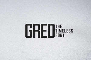 Gred Bold Condensed Font