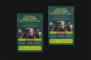 Hypefit+ - Poster Template, a Poster Template by StreaksideStd