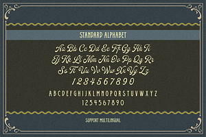 Oldy Beany Font Duo Extras