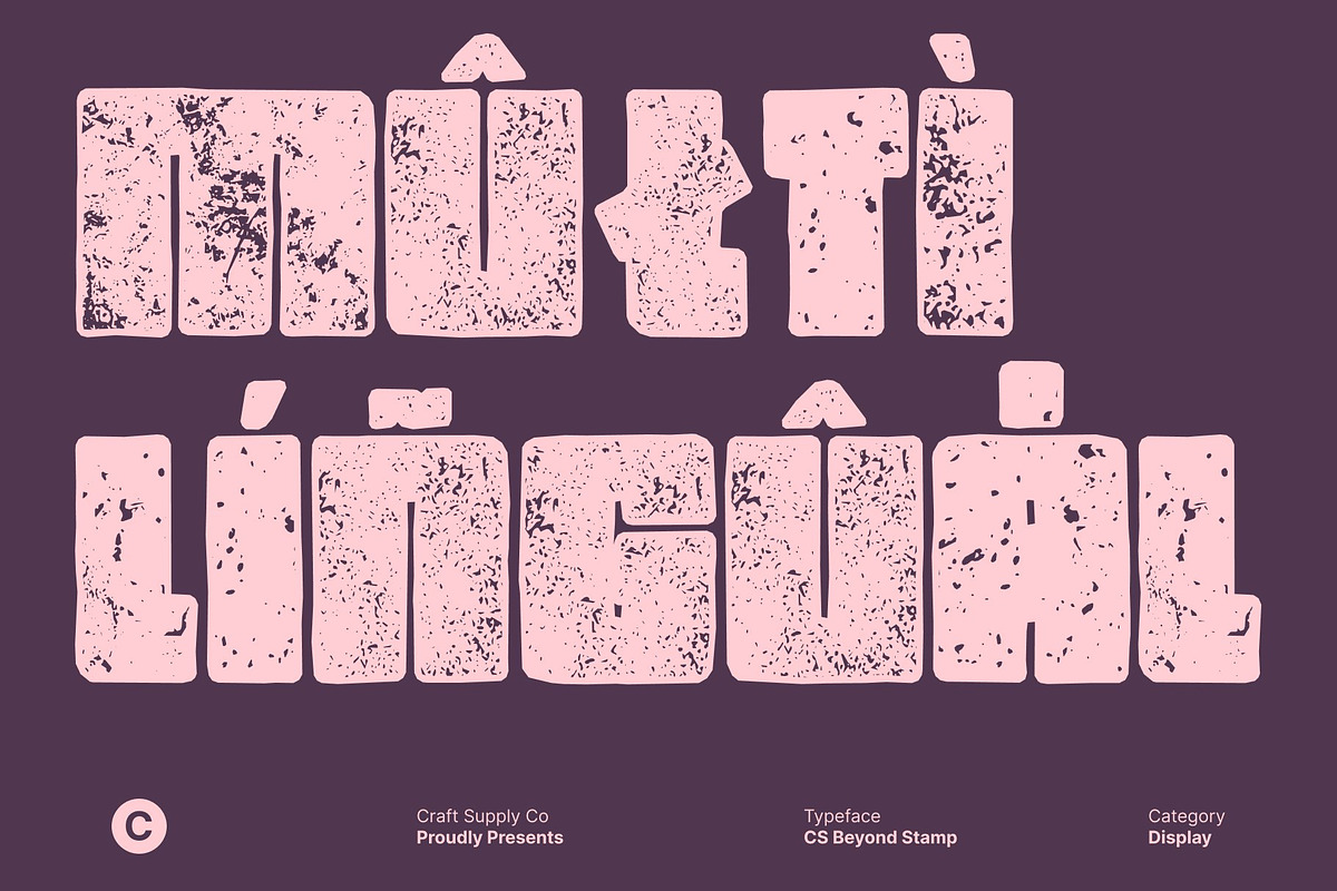 CS Beyond Stamp, a Sans Serif Font by Craft Supply Co. (Photo 7 of 8)