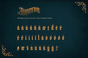 Aimerva, a Blackletter Font by ilhamtaro (Thumbnail 10 of 12)