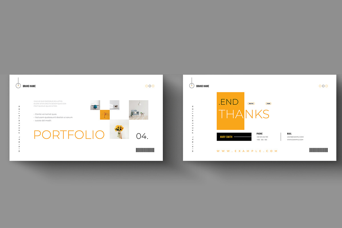 Portfolio Presentation Template