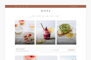 Hope - WordPress Blog & Shop Theme