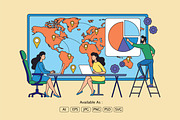 Global Business Analytics Team, a Person Illustration by Partikusi Design (Thumbnail 2 of 3)