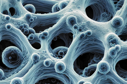 Pattern biological of bone structure, a Health & Medical Photo by angellodeco