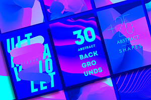 Vibrant Ultraviolet Backgrounds