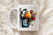 Spring Peeking Animal Clipart, an Illustration by OK Design (Thumbnail 4 of 6)