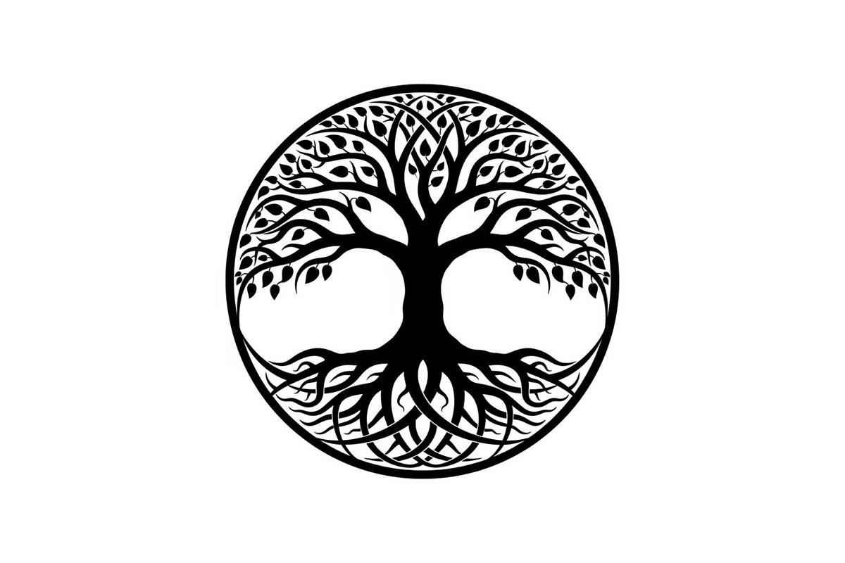 Tree of Life Circle SVG Bundle, an Illustration by Gfx_Store (Photo 32 of 50)
