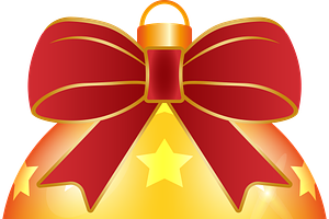 gold Christmas ball for the tree, a Decorative Illustration by JYa_Design