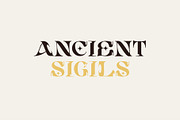 Arcane Sigil Decorative Font, a Handwritten Font by Graphic Spirit (Thumbnail 6 of 8)