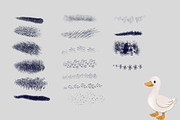 Procreate Pastel Brushes, a Brush Add-On by Elatedowl (Thumbnail 3 of 5)