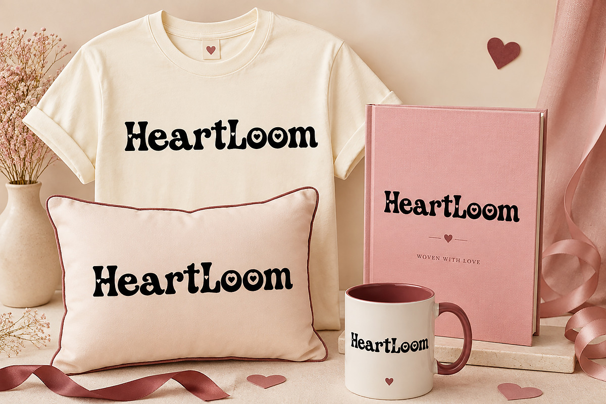 HeartLoom, a Script Font by Wow Magic (Photo 2 of 4)