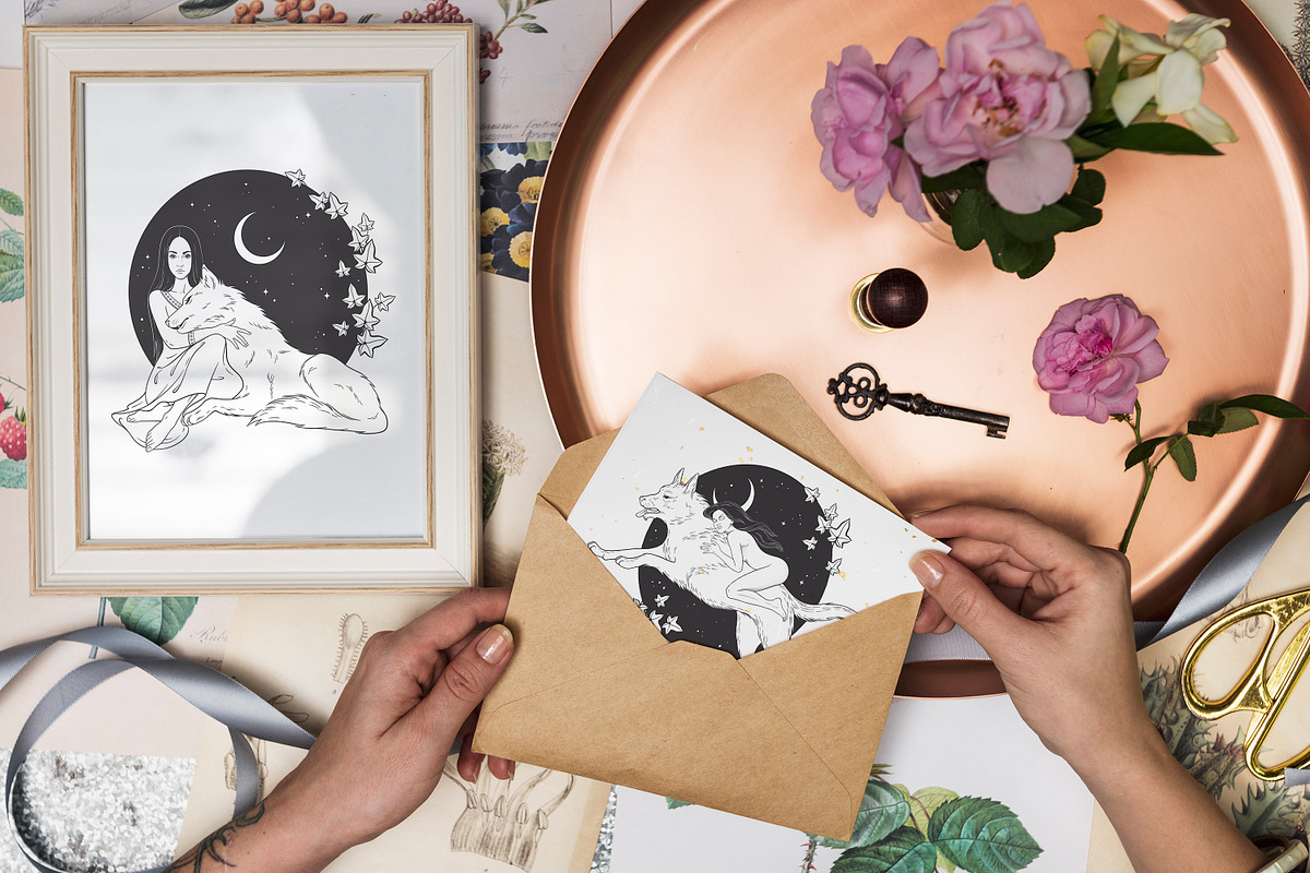 Fairy Tale hand drawn vector arts, an Illustration by Croisy (Photo 3 of 7)