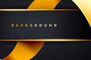Luxury Golden Ribbon Background, a Background Graphic by Black White Mouse Design (Thumbnail 3 of 3)