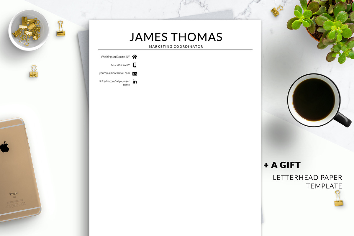 Modern Simple CV Word Template, a Resume Template by BestResumes.Co (Photo 4 of 7)